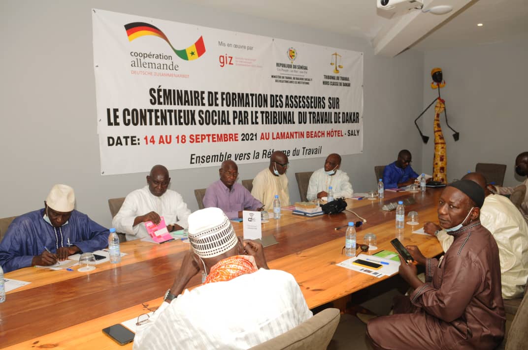 SÉMINAIRE DE FORMATIONS DES ASSESSEURS SUR LE CONTENTIEUX SOCIAL PAR LE TRIBUNAL DU TRAVAIL